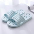 thumbnail image 1 of ZTTD Shower Shoes Non Slip Bathroom Slippers for Men Women Dorm Home Slides Blue, 1 of 4