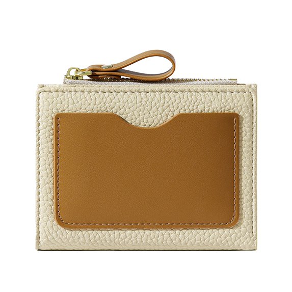 ZTTD Small Wallets for Women Slim Leather Card Case Holder Wallet Change Purse With Keychain Fashion