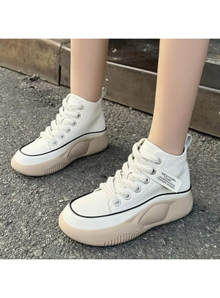 Womens white high top outlet tennis shoes