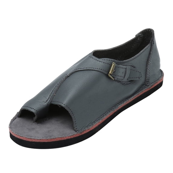 ZTTD Summer Women's Sandals Retro Buckle-Strap Sandals Flat Bottom Roman Ladies Shoes Women's Slipper A