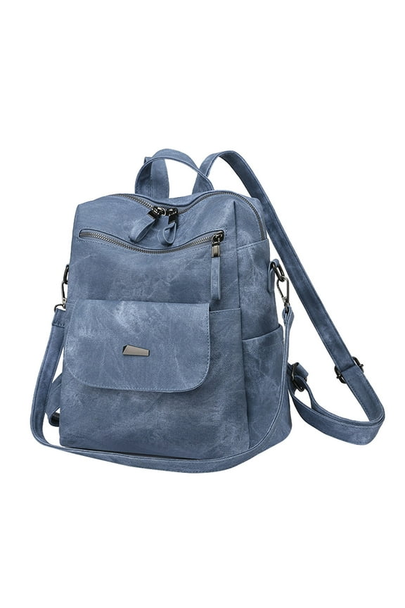 Women Backpack Purse PU Leather Designer Anti-theft Travel Backpack Fashion Shoulder Handbag(Size (L)11.81" x (W)6.7" x (H)11.41")