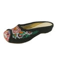 thumbnail image 1 of ZTTD Women Cloth Shoes Sandals National Embroidered Tendon Soles Flowers Slippers Women's Slipper A, 1 of 4