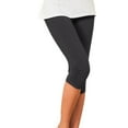 thumbnail image 1 of ZTTD Women Comfortable Thigh Slimmer Slip Elasticity Cropped Pleated Pants, 1 of 4