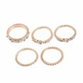 thumbnail image 1 of ZTTD Women Geometric Ring for Gifts Creative Ring 5 Piece Set, Sizes 6 - 10, 1 of 8