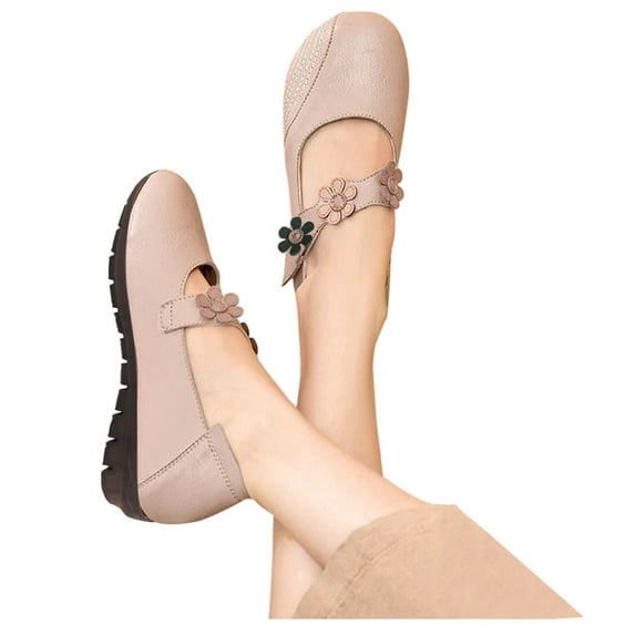 ZTTD Women Shoes Flat Shoes Slip On Leather Shoes Ladies Casual Shoes for Women Shoes