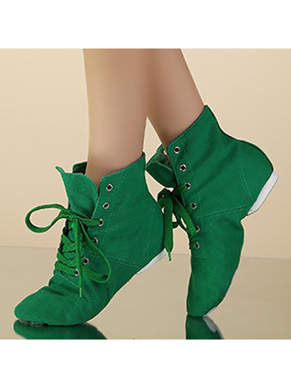 Women's Canvas Dance Shoes Soft Soled Training Shoes Ballet Shoes Casual Sandals Dance Shoes