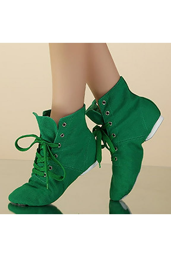 Women's Canvas Dance Shoes Soft Soled Training Shoes Ballet Shoes Casual Sandals Dance Shoes