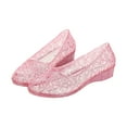 thumbnail image 1 of ZTTD Women's Casual Shoes Sandals Breathable Hollow Summer Jelly Women's Casual Shoes Pink, 1 of 4