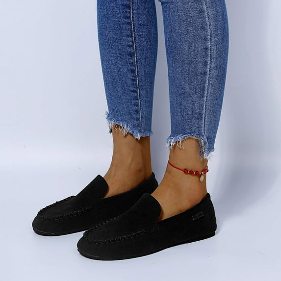 ZTTD Women's Shoes Soft Comfortable Soft Surface Lightweight Low-Top Single Shoes