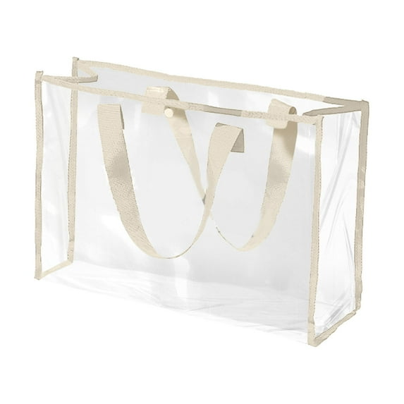 ZTTD Women's Tote Bags Portable Swimming Bag Cosmetic Storage Bag Multifunctional Transparent Wash Bag Large Capacity Beach Bag Women's Bag