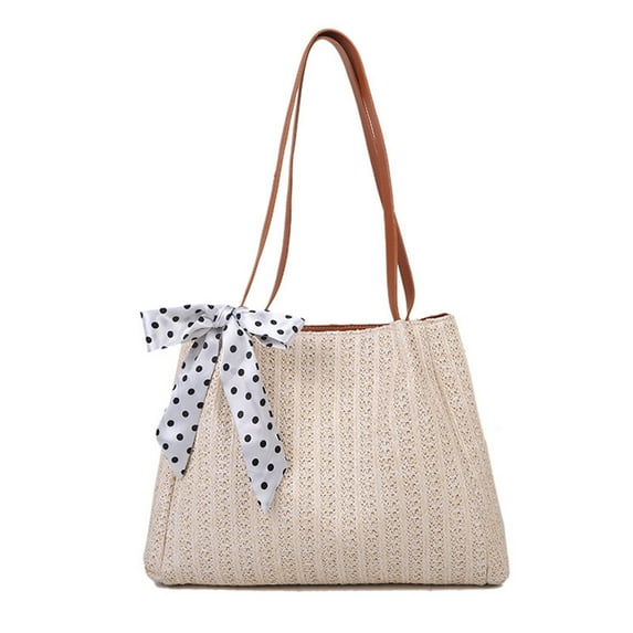 ZTTD Women's Tote Bags Women's Summer Handbag Large Capacity Single-Shoulder Underarm Straw Beach Bag Women's Bag