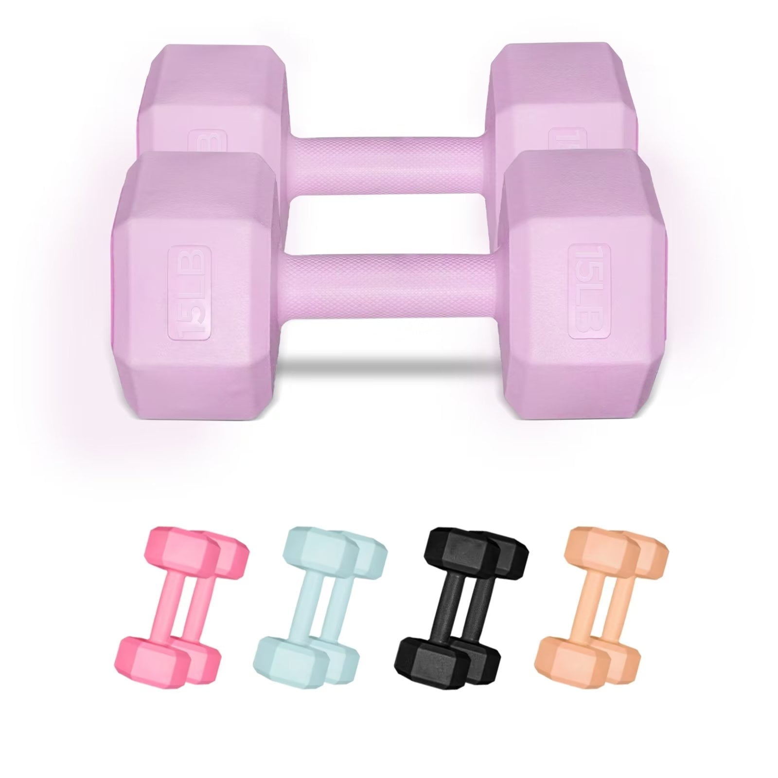 ZTTENLLY Dumbbell Sets, 5-36 lb, Adjustable, Purple
