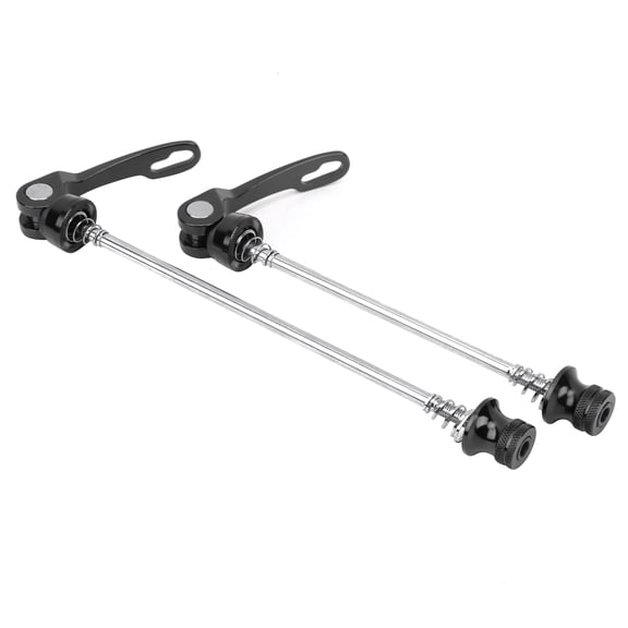 ZTTO 2Pcs Bicycle Wheel Hub Skewers Mountain Bike Road Bike Axle Quick Release Lever Black