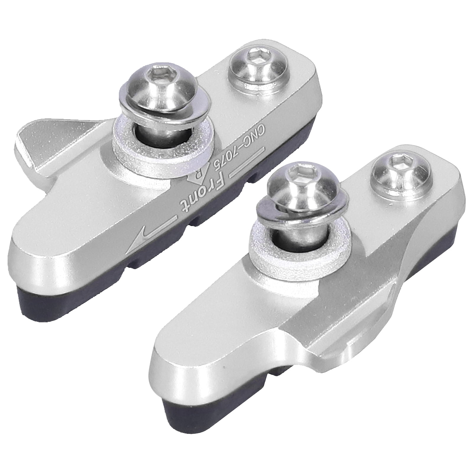 ZTTO Road Bike Brakes Pads Replacement NoNoise NoSkid Rubber Blocks