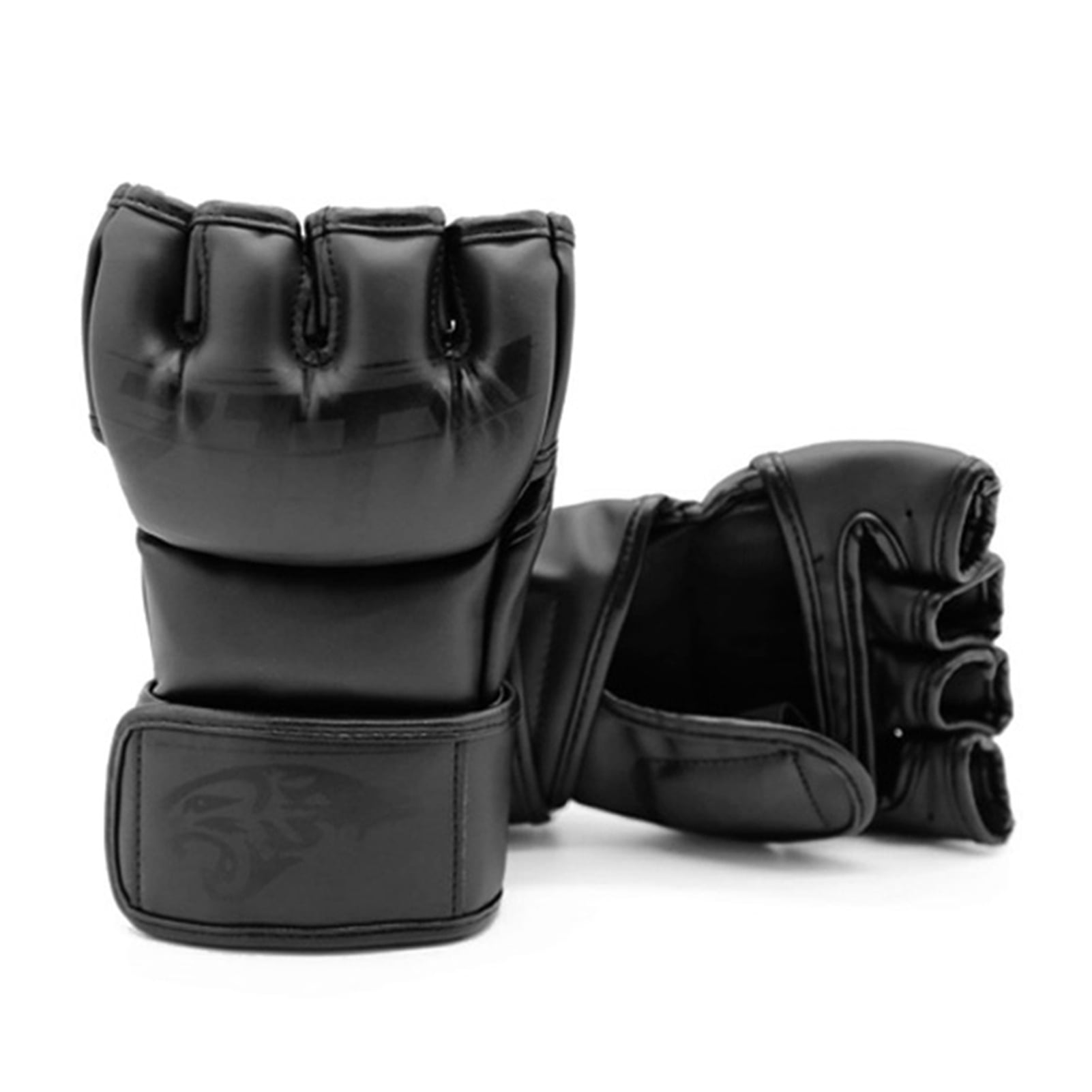 ZTTY Boxing Gloves Kickboxing Gloves with Open Palm for Men Women