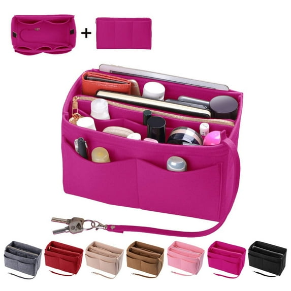 ZTUJO Purse Organizer, Felt Bag organizer with zipper