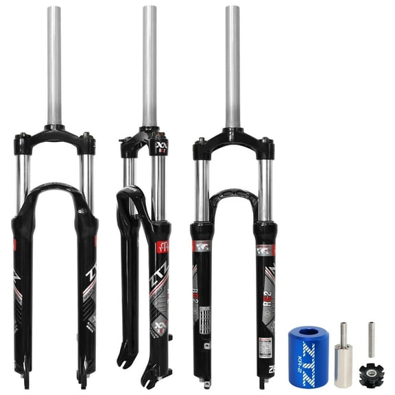 ZTZ 26"/27.5"/29" MTB Suspension Fork,100mm Spacing Hub,28.6mm Straight Tube Crown Lockout,Aluminum Alloy Shock Absorber XC Mountain Bike Front Fork