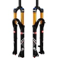 thumbnail image 1 of ZTZ 26/27.5/29 inch MTB Air Suspension Fork, Upgraded 34mm Stanchions & 140mm Travel, Rebound Adjust, Straight Steerer, 9x100mm QR, Manual Lockout Front Fork for XC AM Mountain Bike, 1 of 7