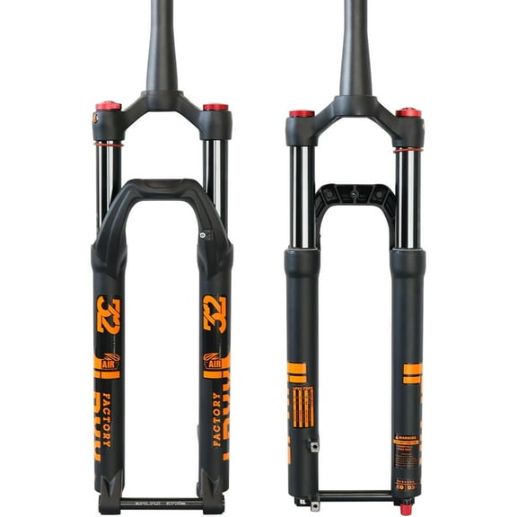 ZTZ MTB Forks Mountain Bike Suspension Fork 27.5 29 Inch Thru Axle 15mm MTB Air Suspension Fork, Travel 140mm Rebound Adjust 28.6mm Tapered Tube Manual Lockout