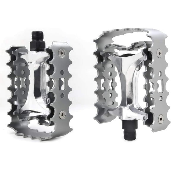 ZTZ MTB Pedals Mountain Bike Pedals 9/16 Sealed Bearing,Aluminum Antiskid Durable Bicycle,Bike Platform Pedals Lightweight for BMX MTB