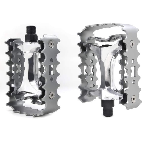 ZTZ MTB Pedals Mountain Bike Pedals 9/16 Sealed Bearing,Aluminum Antiskid Durable Bicycle,Bike Platform Pedals Lightweight for BMX MTB