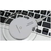 ZTech  iPhone & Android Wireless Charging Pad with LED Lights - White