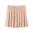 thumbnail image 1 of ZToonmas 11-18 Years Girls' High Waist Pleated Mini Skirt School Uniform Style A-Line Skirt for Back to School, 1 of 3
