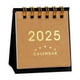 ZToonmas 2025 Mini Desk Calendar Mini Standing Calendar 2025 Flip