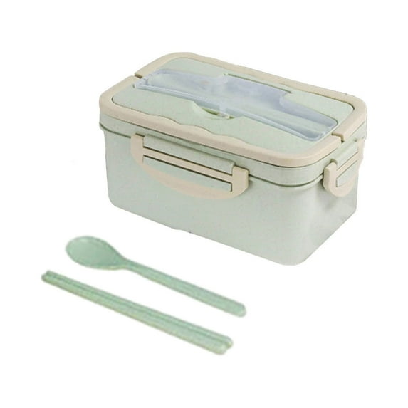 ZToonmas Adult Lunch Box, 1000 Ml 3-Compartment Bento Lunch Box for s, Lunch Containers for Adults Come with Chopsticks and Spoons, Leak Proof, Microwaveable Feature