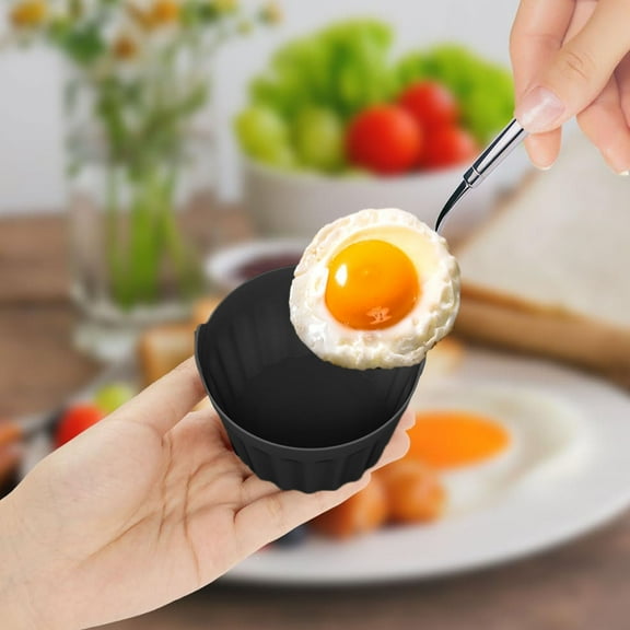 ZToonmas Air Fryer Liners Disposable Fryer Poacher Food Grade Poached Cups Easy Release Round Ramekins For Fryer Muffin Tray Non-stick Heat- Baking Cup