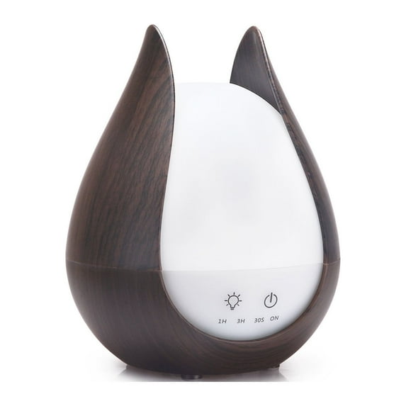 ZToonmas Aroma Diffuser Humidifier for Bedroom Aromatherapy Essential Oil Diffuser Humidifier 300Ml High Mist Output for Large Room Home Waterless 7 Color Led Lights Cool Mist Humidifier Diffuse