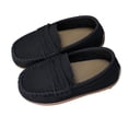 thumbnail image 1 of ZToonmas Big Girls Suede Penny Loafers British Vintage Slip on Moccasins Soft Flat Rubber Sole Casual Kids Uniform Dress Shoes for School Daily Wear, 1 of 5