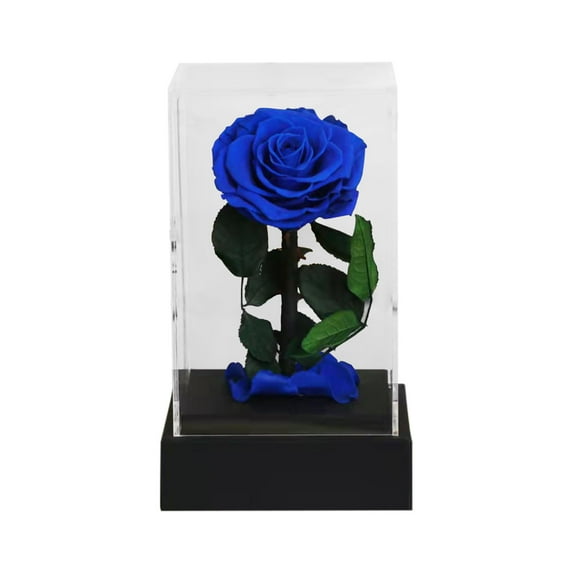 ZToonmas Christmas Decor Real Rose Acrylic Eternal Flower Forever Beautiful Mother Woman Girlfriend Valentine'S Day