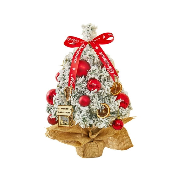 ZToonmas Christmas Lights Tabletop Christmas Tree Mini Artificial Christmas Tree with Led String Lights, Tabletop Small Xmas Tree for Holiday Indoor Diy Christmas Decoration