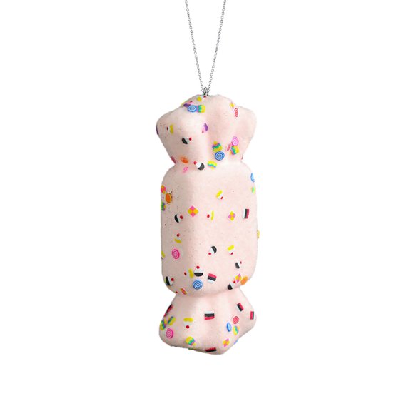 ZToonmas Christmas Tree Decorations, Candy Christmas Hangings, Cute Ice Cream Decorations For Indoor or Outdoor Christmas Tree Decorations (Pink)