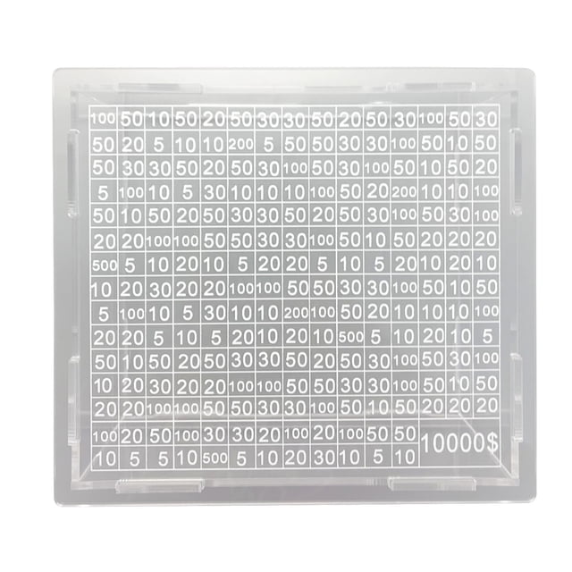 ZToonmas Coin Counter Visible Savings Box with Money and Numbers ...