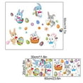 thumbnail image 1 of ZToonmas Easter Decorations Easter Wall Stickers Eggs Stickers Living Room Window Decoration Wall Stickers Self-Adhesive Wall Stickers Pvc Glass Stickers Rabbit Toys, 1 of 6