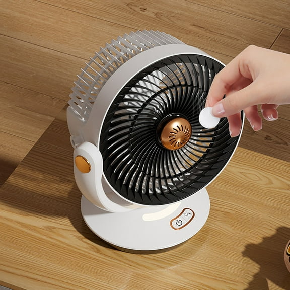 ZToonmas Fan New Intelligent Circulation Fan Multifunctional Desktop Usb Electric Fan Household Bluetooth Voice Applet Fan