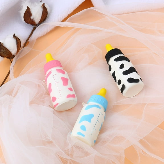 ZToonmas Feeding Bottle Fruit Scented Slow Rising Stress Relief Toys Pink 1PC