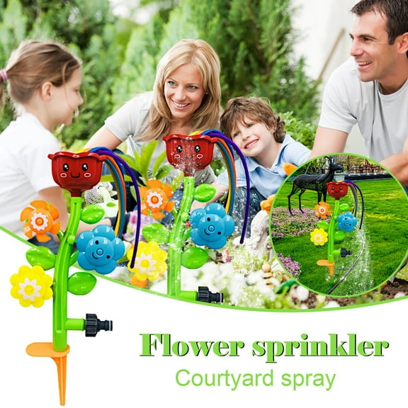 ZToonmas Flower Sprinkler Lawn-Sprinkler for Kids Summer Outdoor Toy 1PC