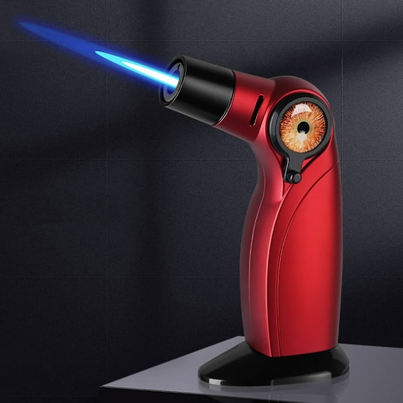 Mouliraty Grill Torch Lighters -Windproof Refillable Lighter-Adjust Flame-Used For Barbecue Kitchen Fireplace Candles Etc-Gas Included-
