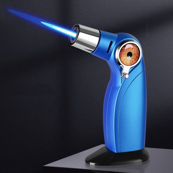 ZToonmas Grill Torch Lighters -Windproof Refillable Lighter-Adjust Flame-Used For Barbecue Kitchen Fireplace Candles Etc-Gas Included-