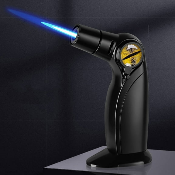 ZToonmas Grill Torch Lighters -Windproof Refillable Lighter-Adjust Flame-Used For Barbecue Kitchen Fireplace Candles Etc-Gas Included-