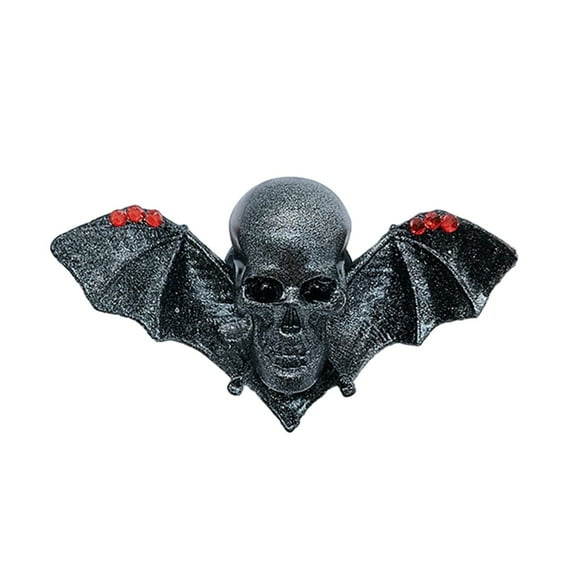 ZToonmas Halloween Car Air Freshener Clips, Bat Wing Skull Car Air Freshener, Skull Car Interior Accessories for Car Vent And Air Conditioner Vent Decoration