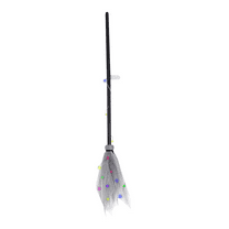 ZToonmas Halloween Decoration, Witch Flying Broomstick, Masquerade & Dress Up Party Props, 1 Count