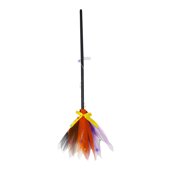 ZToonmas Halloween Decoration, Witch Flying Broomstick, Masquerade & Dress Up Party Props, 1 Count