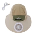 thumbnail image 1 of ZToonmas Kids' Daniel Bucket Hat with Fan USB Rechargeable Cooling Sun Hat UPF50+ Wide Brim Outdoor Protection Cap, 1 of 5