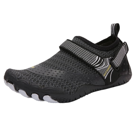 ZToonmas Kids Quick Dry Barefoot Water Shoes Outdoor Non-Slip Wear Resistant Soft Sole Adjustable Strap Beach Wading Shoes