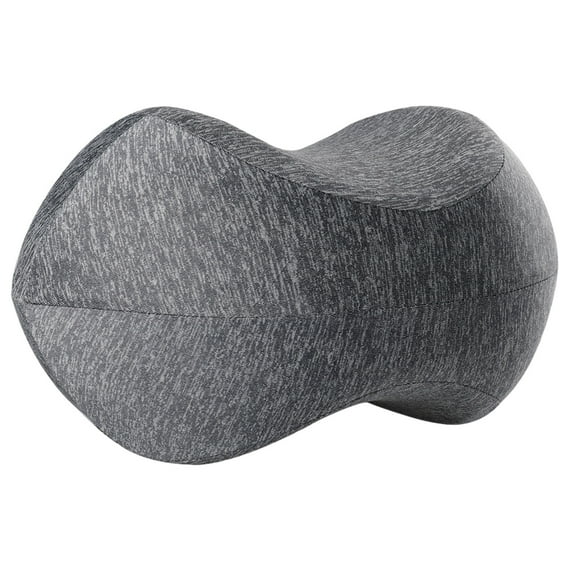ZToonmas Knee Pillow for Side Sleepers, Ergonomic Memory Foam Leg Pillow, 10.2" x 7.8" x 5.9", Velvet Cover