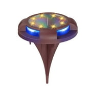 ZToonmas Led Lights4Pcs Led Lights Underground Buried Garden Roadway Outdoor Wall Lamp 8 Led Lights